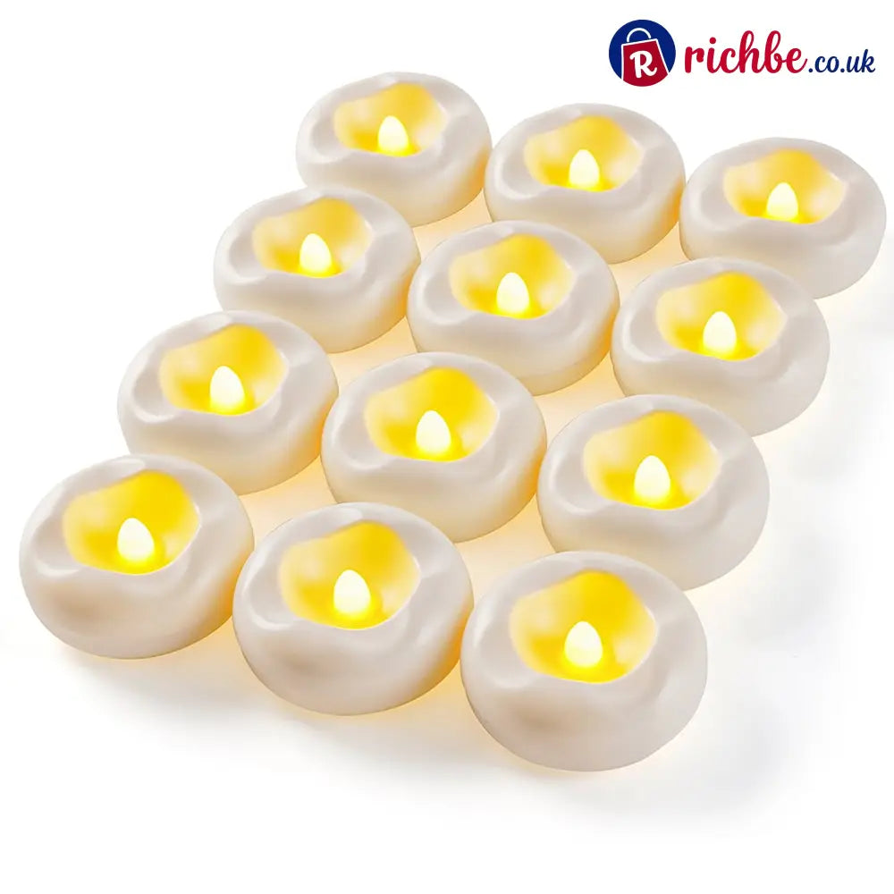 🕯️Water-Activated Flameless Floating LED Candles – Romantic Waterproof Glow for Any Occasion
