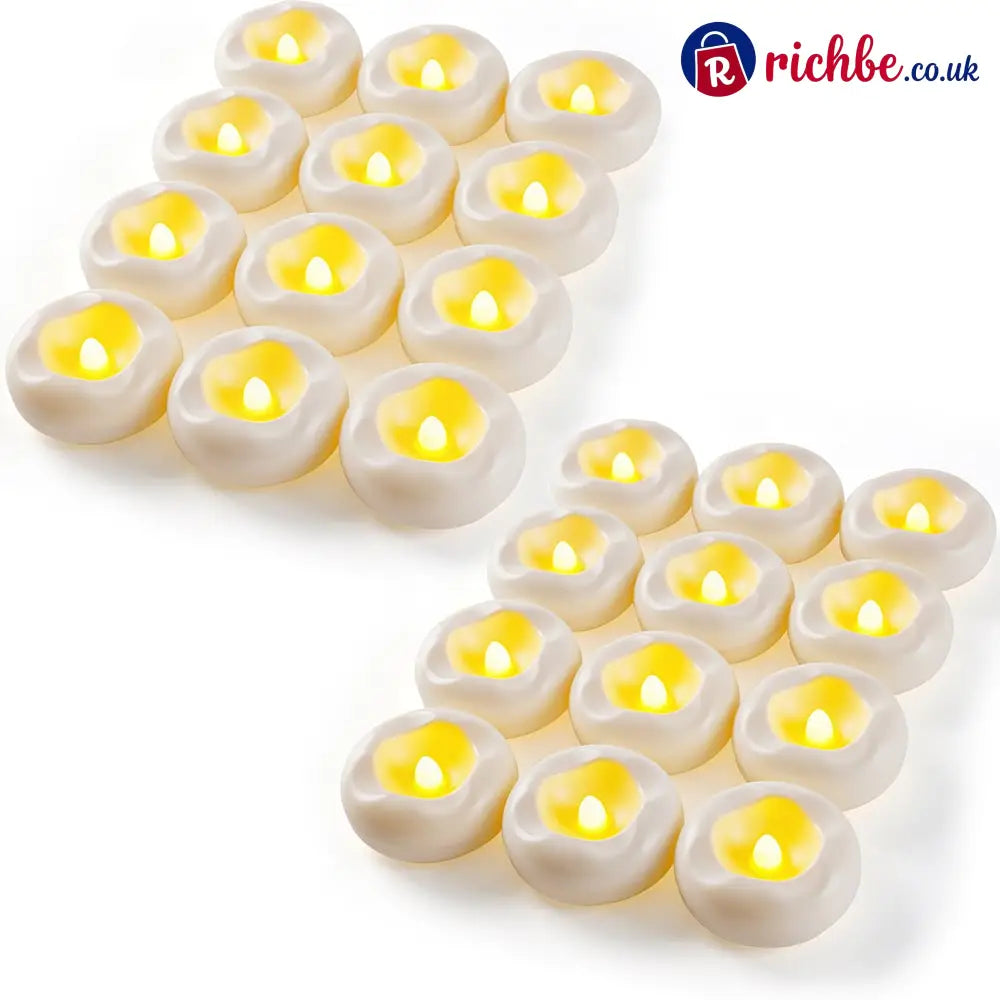 🕯️Water-Activated Flameless Floating LED Candles – Romantic Waterproof Glow for Any Occasion