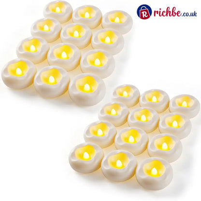🕯️Water-Activated Flameless Floating LED Candles – Romantic Waterproof Glow for Any Occasion