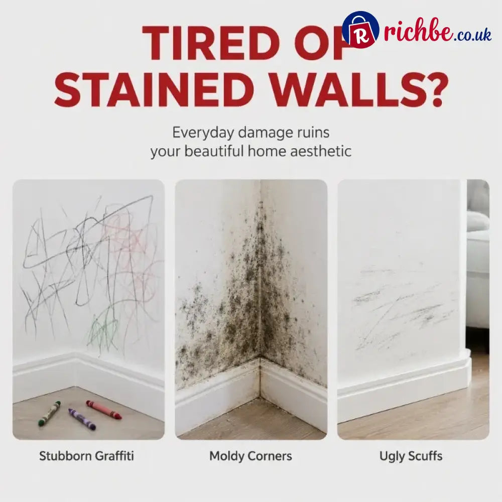 🧱🖌️✨Waterproof Wall Repair Paste with Integrated Small Roller Brush