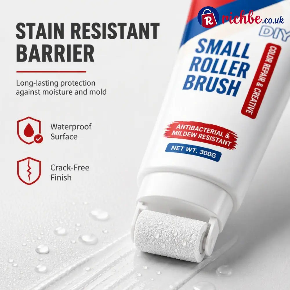 Waterproof Wall Repair Paste with Integrated Small Roller Brush - Repair & Sealant