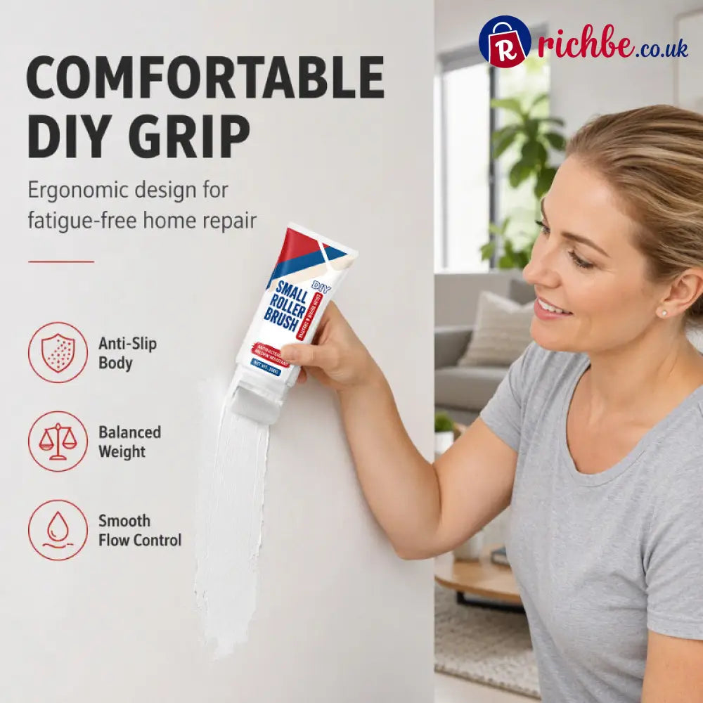 Waterproof Wall Repair Paste with Integrated Small Roller Brush - Repair & Sealant