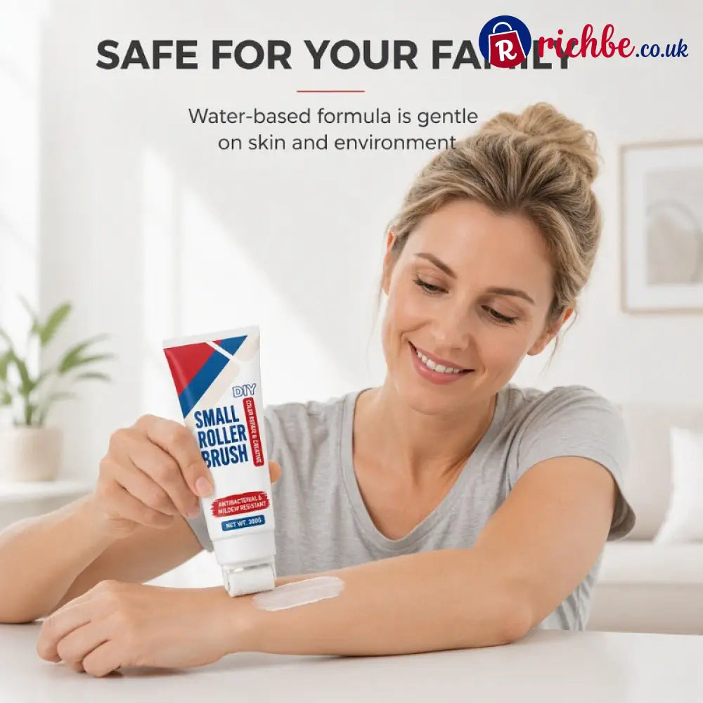 Waterproof Wall Repair Paste with Integrated Small Roller Brush - Repair & Sealant