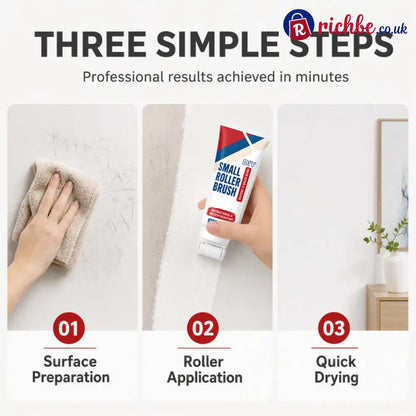 Waterproof Wall Repair Paste with Integrated Small Roller Brush - Repair & Sealant