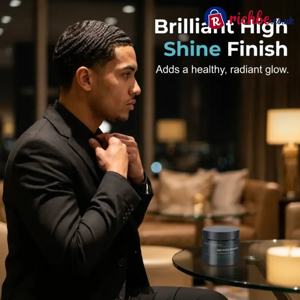 🌊💈✨Wave Pomade Medium Hold Water Based High Shine Hair Wax - 150g
