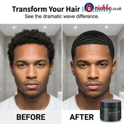 🌊💈✨Wave Pomade Medium Hold Water Based High Shine Hair Wax - 150g