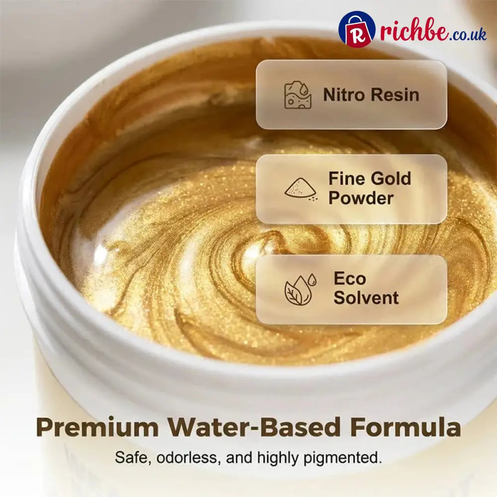 Weather Resistant Water-Based Gold Paint