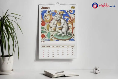 Weird cats in renaissance 2026 Wall Calendar
