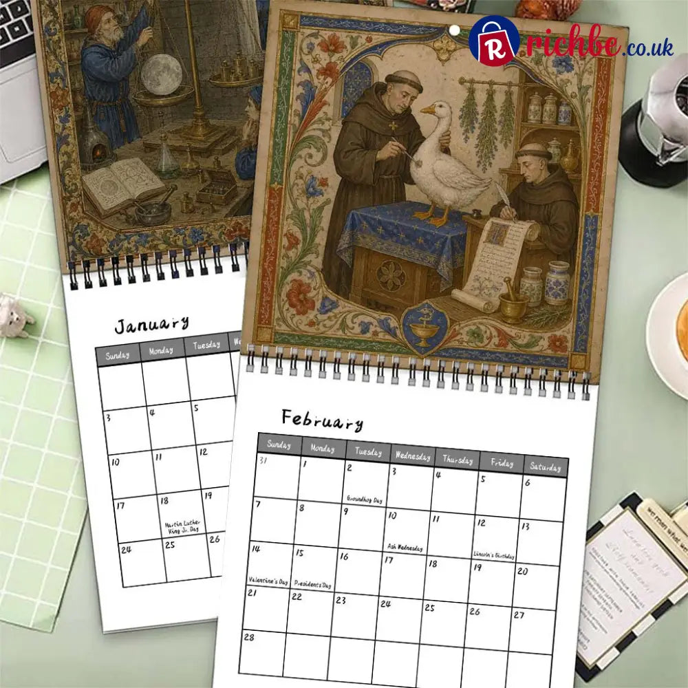 👑Weird Kingdom 2027 Wall Calendar – 12 Months of Curious Portraits & Whimsical Moments