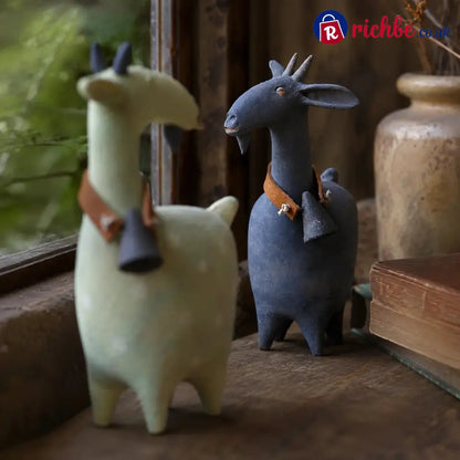 🐾Whimsical Farmhouse Goat Figurines