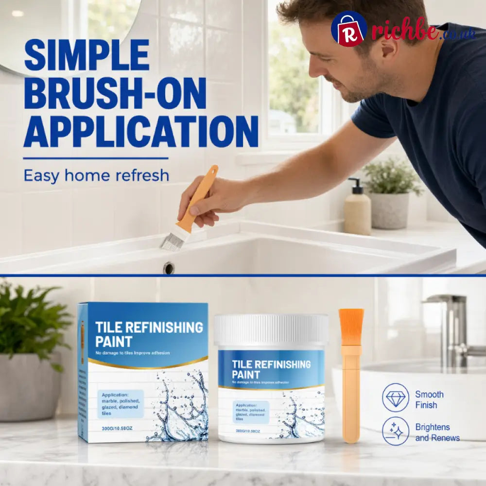 White Tile Refinishing Paint with Brush - Hot Sale