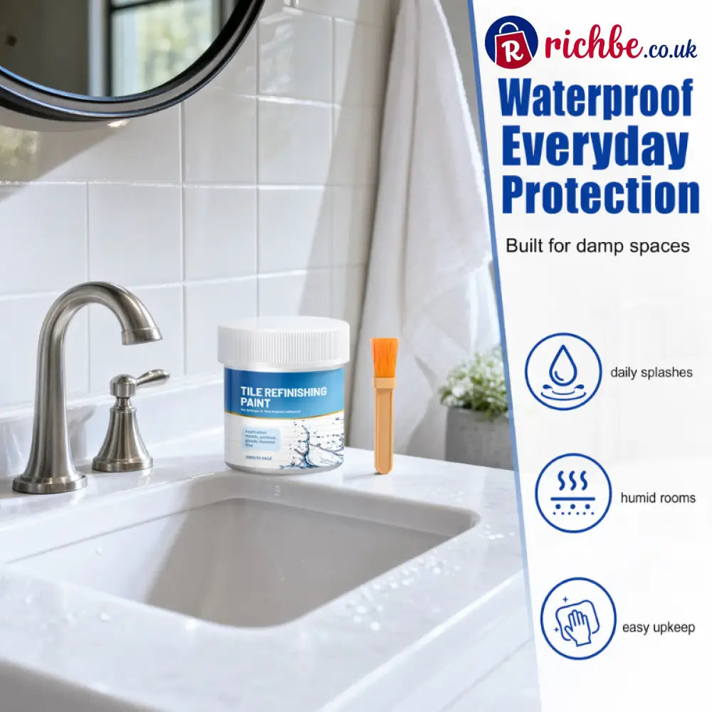 White Tile Refinishing Paint with Brush - Hot Sale