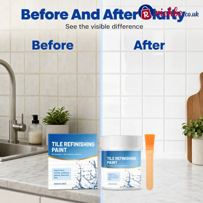 White Tile Refinishing Paint with Brush - Hot Sale