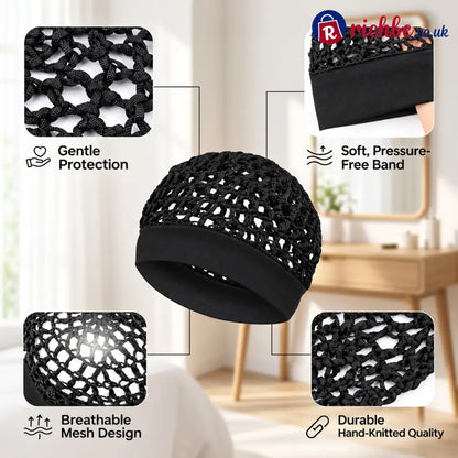 Wide Band Mesh Hair Cap