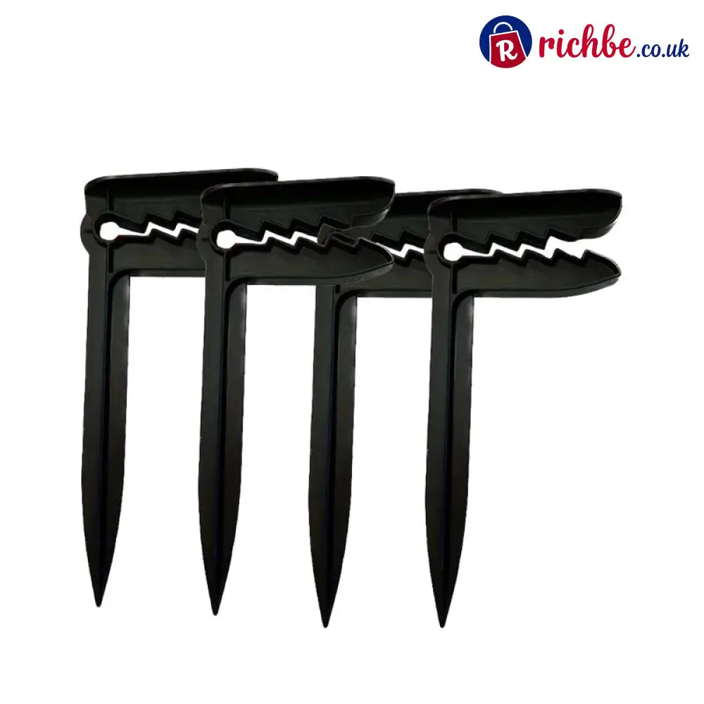 Windproof Beach Towel Clip Pegs for Sand and Grass - Black / 4 PCs (Buy 2 Get 2 Free) - Housewares & Kitchen