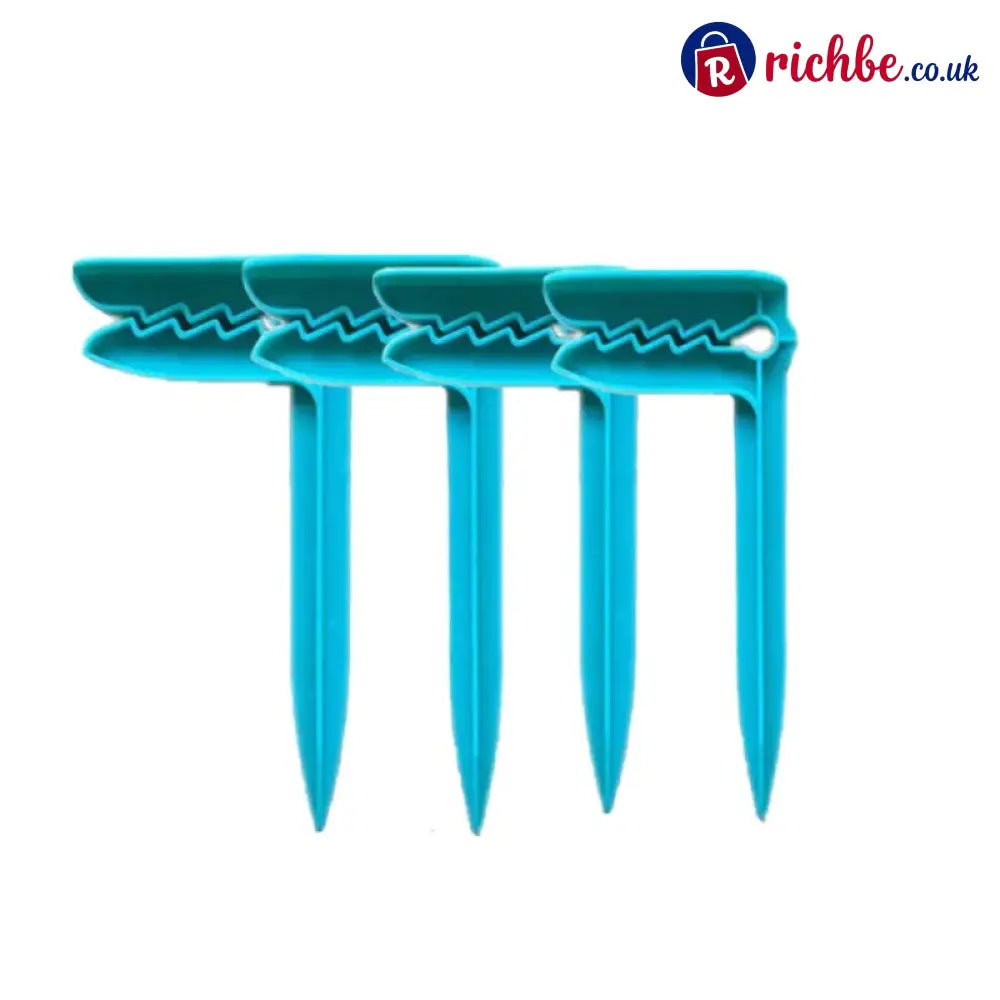 Windproof Beach Towel Clip Pegs for Sand and Grass - Light Blue / 4 PCs (Buy 2 Get 2 Free) - Housewares & Kitchen