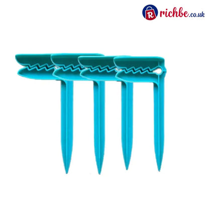 Windproof Beach Towel Clip Pegs for Sand and Grass - Light Blue / 4 PCs (Buy 2 Get 2 Free) - Housewares & Kitchen