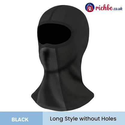 📢📢 Windproof Full Face Mask Cover for Outdoor Sports - Long Style without Holes / Black - Hot Sale