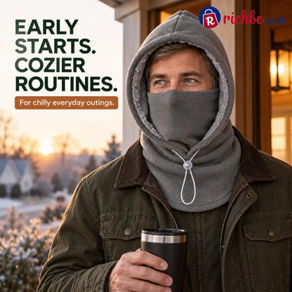 early start — winter fleece hood 2-pack