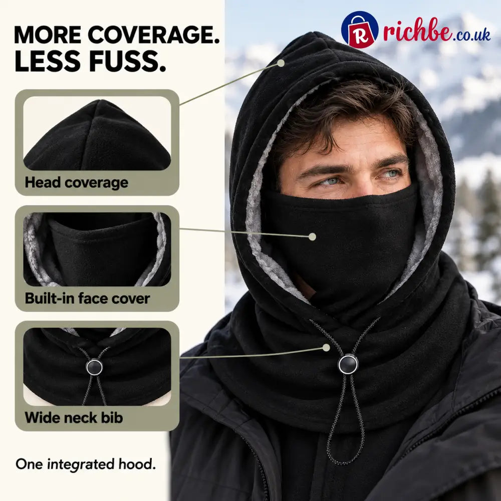 coverage — winter fleece hood 2-pack