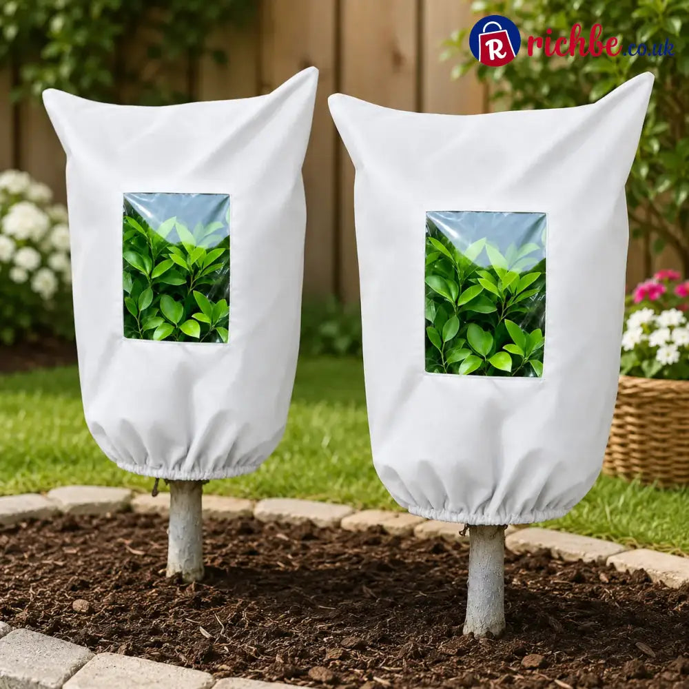 🌿 WINTER GARDEN ESSENTIAL | Plant Frost Protection Cover – Breathable Reusable Cover for Shrubs Pots & Young Trees