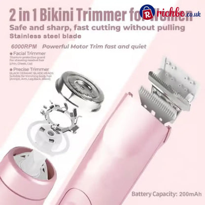 🔥 - Winter & New Year Gift - Comfort 2 in 1 Electric Lady Shaver