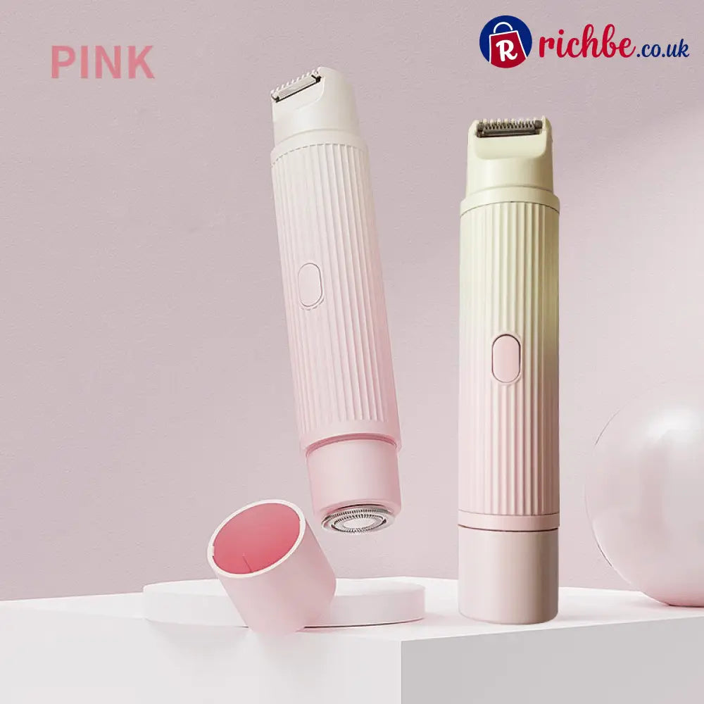 🔥 - Winter & New Year Gift - Comfort 2 in 1 Electric Lady Shaver - 🔥NEW pink
