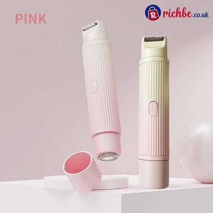🔥 - Winter & New Year Gift - Comfort 2 in 1 Electric Lady Shaver - 🔥NEW pink