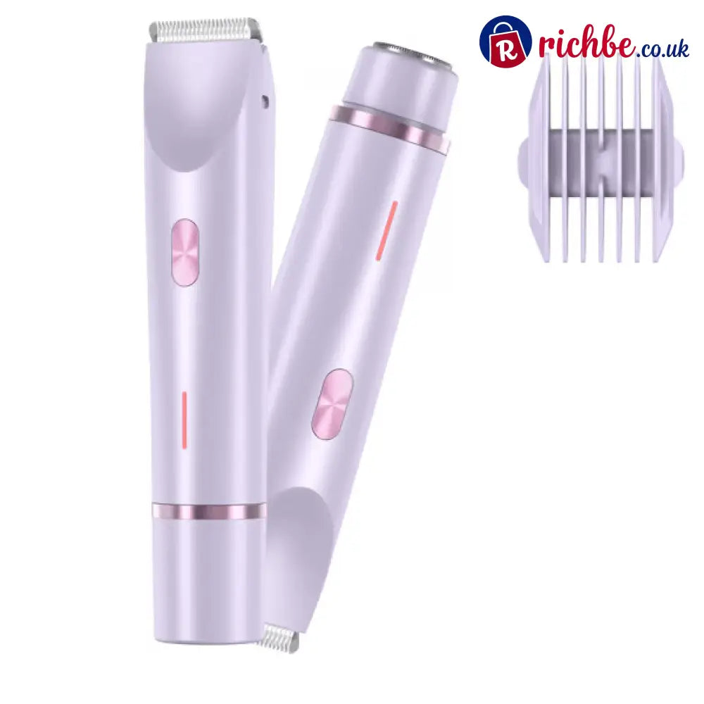 🔥 - Winter & New Year Gift - Comfort 2 in 1 Electric Lady Shaver - Purple (Updated Version)