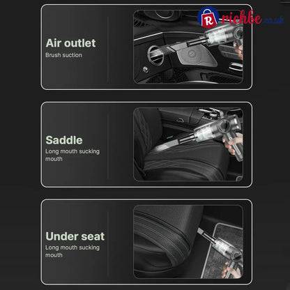 🔥Wireless Handheld Car Vacuum Cleaner Portable Cordless Vacuum Cleaner with Multi-Nozzles