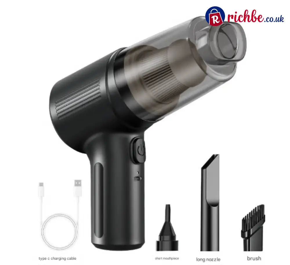 🔥Wireless Handheld Car Vacuum Cleaner Portable Cordless Vacuum Cleaner with Multi-Nozzles - BLACK / OLD