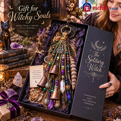 🔮Witchy Door Charm | Bells Crystals & Celestial Hanging Decor🔮