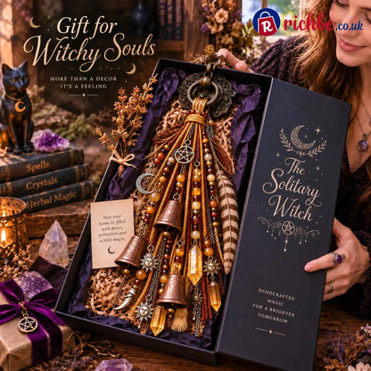 🔮Witchy Door Charm | Bells Crystals & Celestial Hanging Decor🔮
