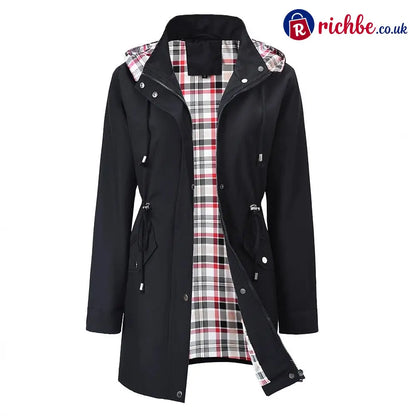 ✨Women’s Chic Lightweight & Waterproof Jacket 🍃🧥 - 🔥Black / S/UK 8