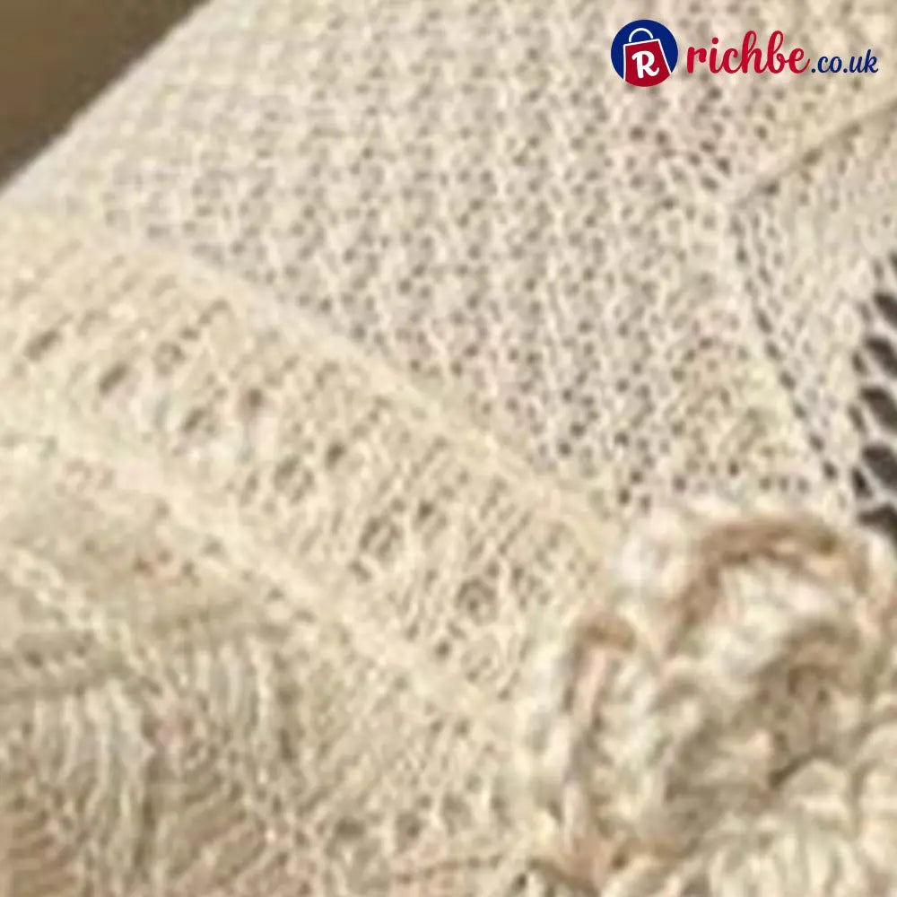 Women’s Crochet Bucket Hat with Flower Accent - Clothing & Accessories