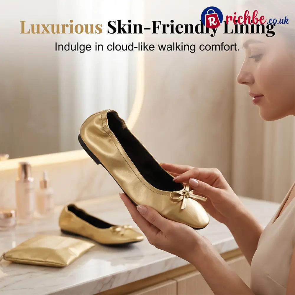 Women’s Elegant Foldable Ballet Flats 💕 - Clothing & Accessories