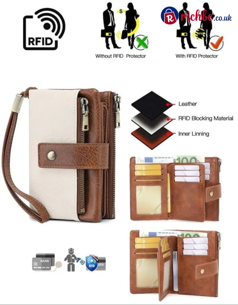 Women’s RFID Blocking Leather Wallet