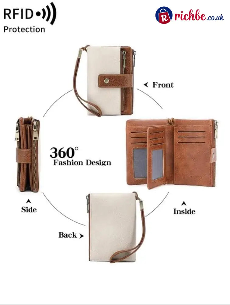 Women’s RFID Blocking Leather Wallet