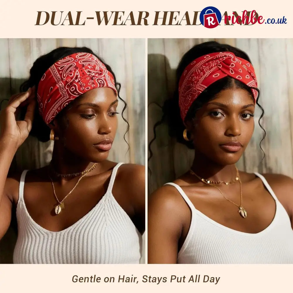 Womens Styling Retro Printed Headband - 🔥