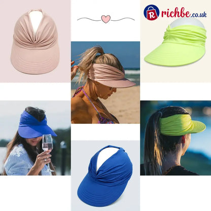 Women’s UPF 50+ UV Protection Sun Visor Hat