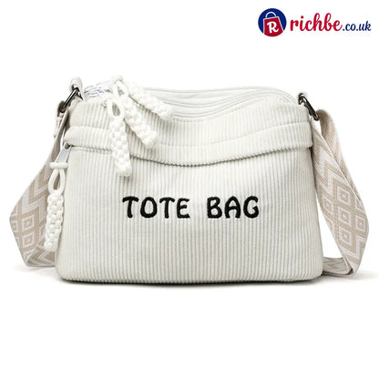 ✨🔥Women’s Vintage Large-Capacity Crossbody Bag - White - Clothing & Accessories