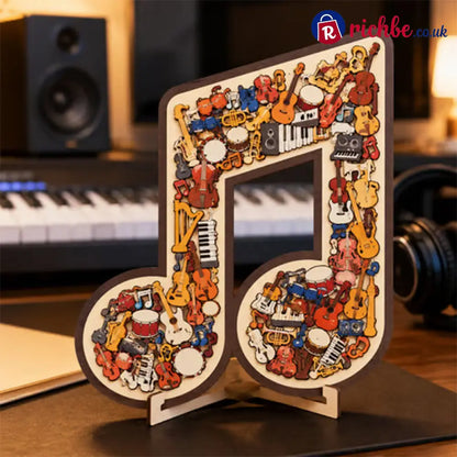 Wooden Musical Note Jigsaw Puzzle🎶🧩 - Shape C / Buy 1 - Houseware & Kitchen