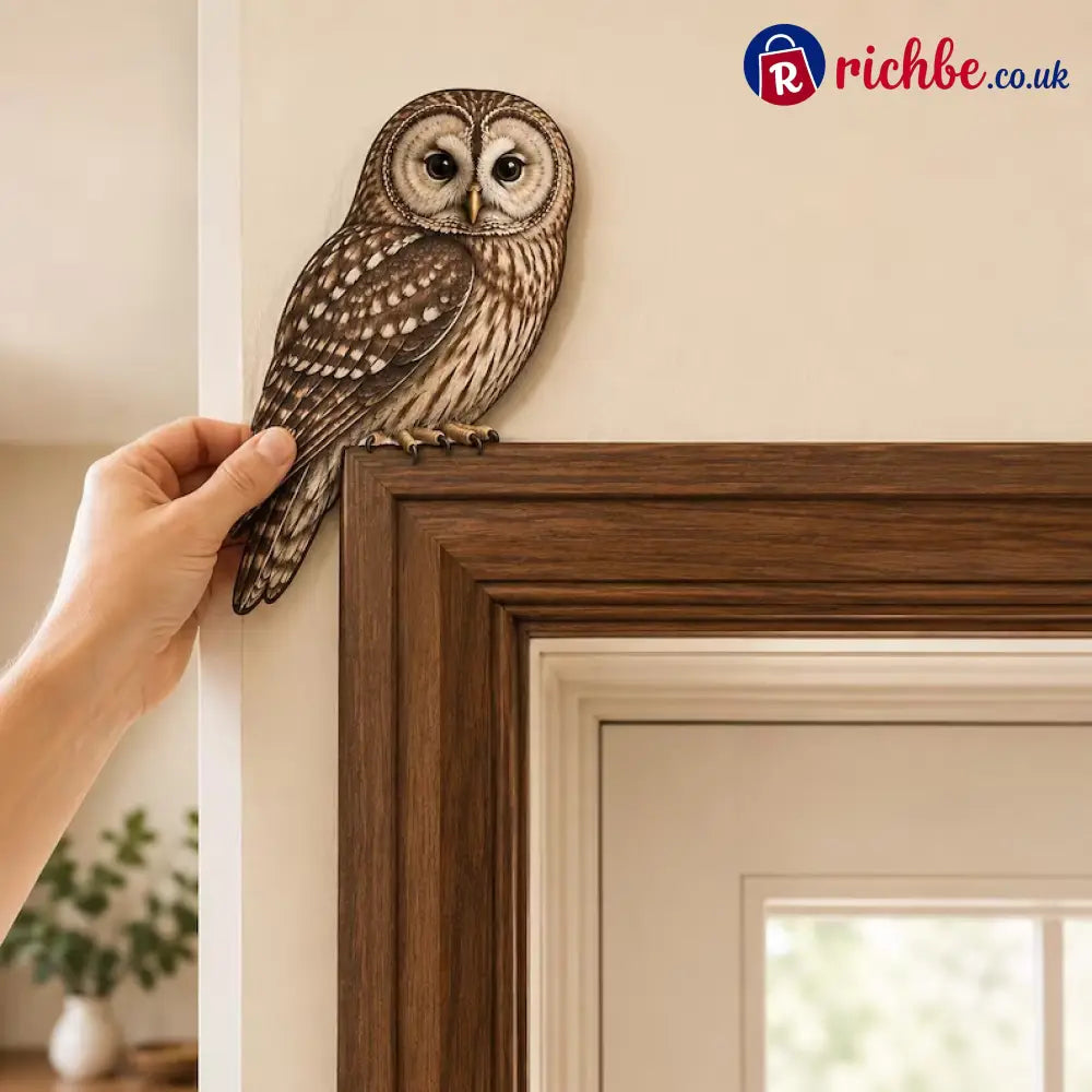 Wooden Owl Door Topper