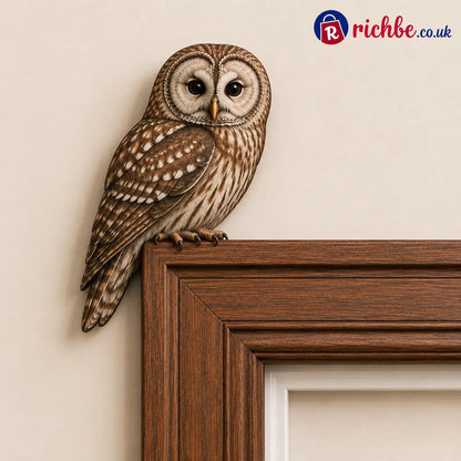 🦉Wooden Owl Door Topper - Right / Owl
