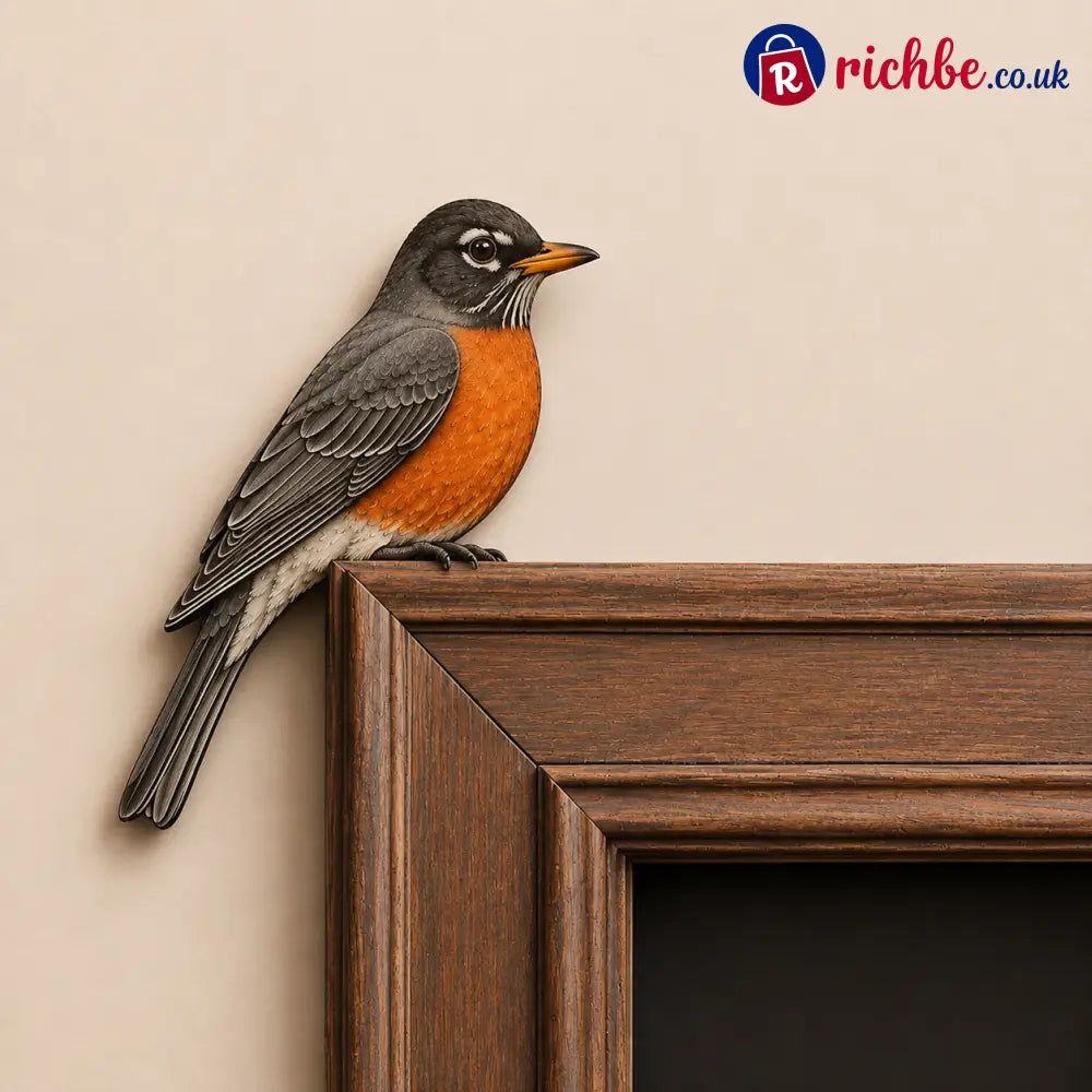 🦉Wooden Owl Door Topper - Right / Robin Bird