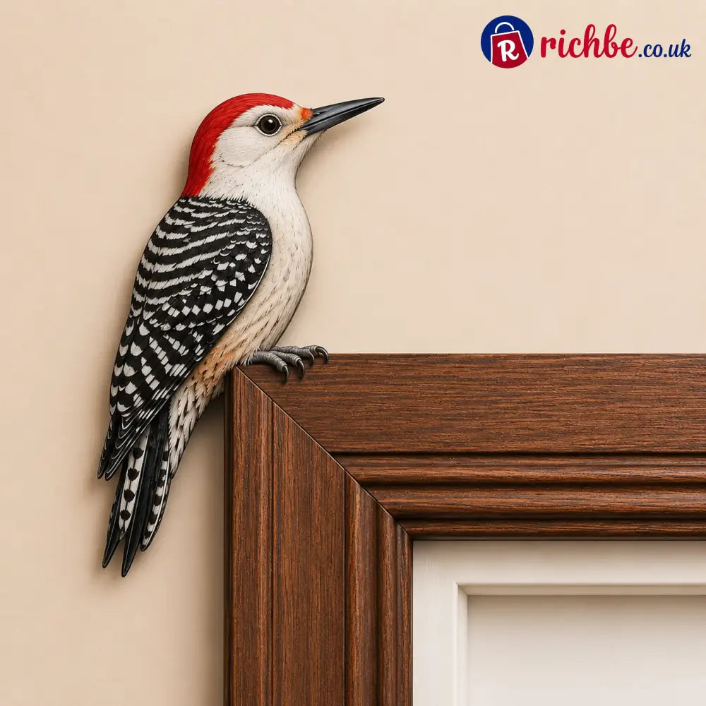 🦉Wooden Owl Door Topper - Right / Woodpecker Bird
