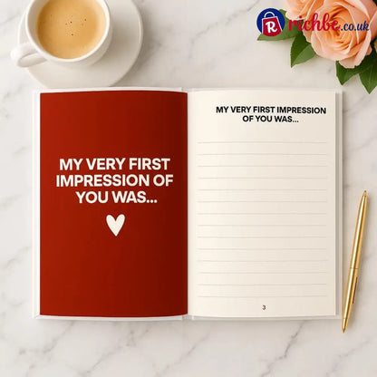 📖 Write Your Love Story Together ❤️‍🔥 The Ultimate Couples Journal – Forever Memories in Every Page! ✍️💑