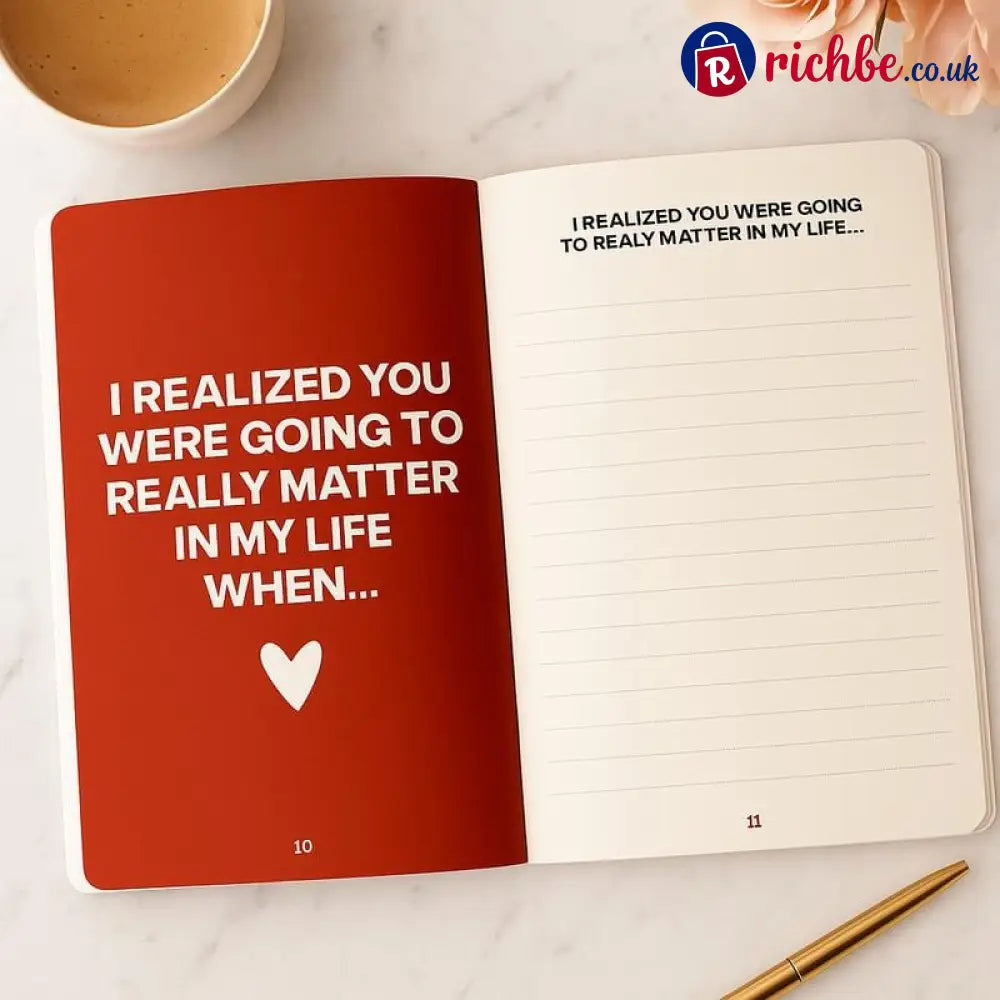 📖 Write Your Love Story Together ❤️‍🔥 The Ultimate Couples Journal – Forever Memories in Every Page! ✍️💑